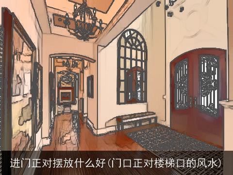 进门正对摆放什么好(门口正对楼梯口的风水)