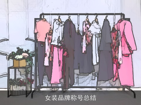女装品牌称号总结