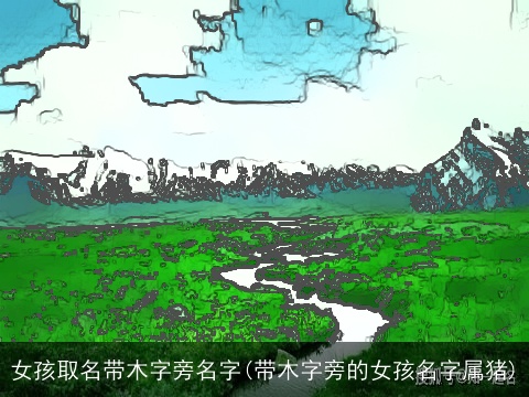 女孩取名带木字旁名字(带木字旁的女孩名字属猪)