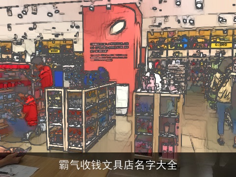霸气收钱文具店名字大全