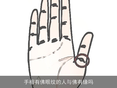 手相有佛眼纹的人与佛有缘吗