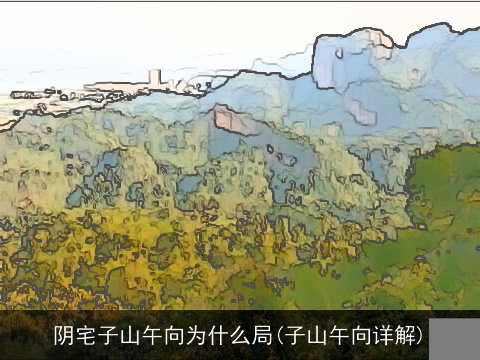 阴宅子山午向为什么局(子山午向详解)