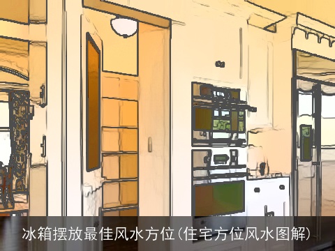 冰箱摆放最佳风水方位(住宅方位风水图解)
