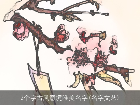 2个字古风意境唯美名字(名字文艺)