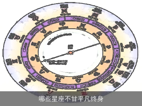 哪些星座不甘平凡终身