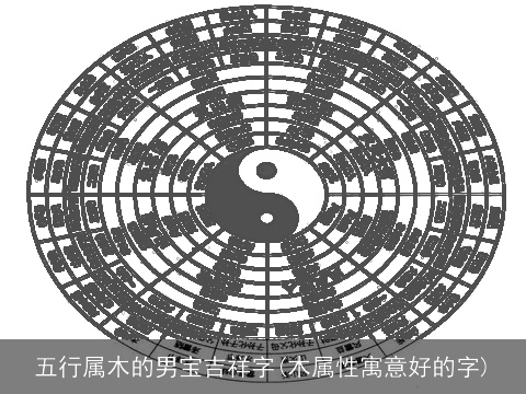 五行属木的男宝吉祥字(木属性寓意好的字)