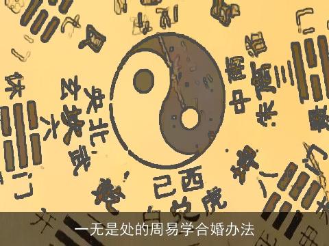 一无是处的周易学合婚办法
