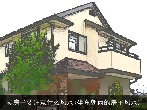 买房子要注意什么风水(坐东朝西的房子风水)