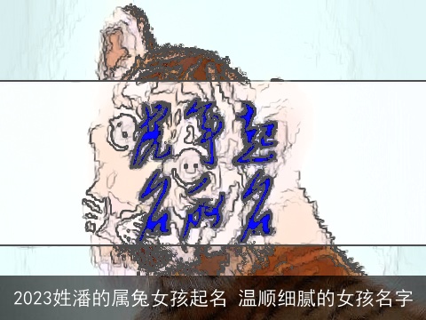2023姓潘的属兔女孩起名 温顺细腻的女孩名字