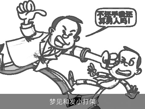 梦见和发小打架