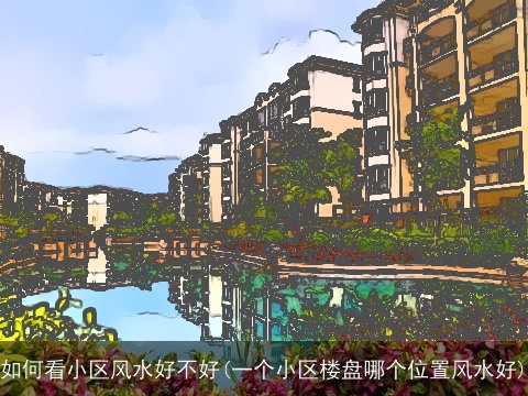 如何看小区风水好不好(一个小区楼盘哪个位置风水好)