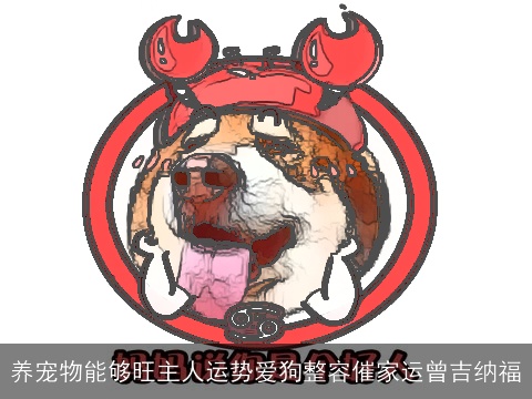 养宠物能够旺主人运势爱狗整容催家运曾吉纳福