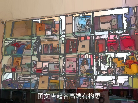 图文店起名高端有构思