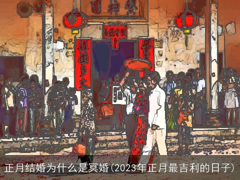 正月结婚为什么是冥婚(2023年正月最吉利的日子)