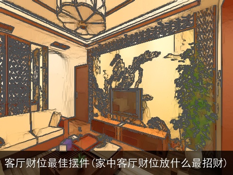 客厅财位最佳摆件(家中客厅财位放什么最招财)