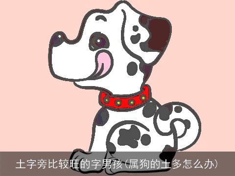 土字旁比较旺的字男孩(属狗的土多怎么办)