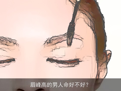 眉峰高的男人命好不好？