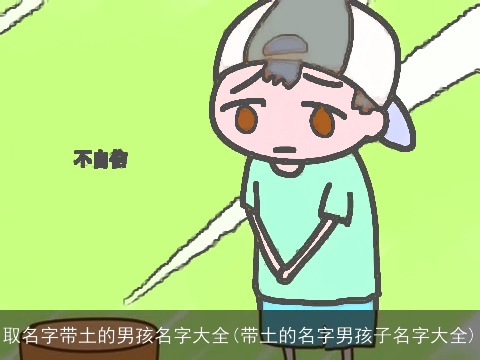 取名字带土的男孩名字大全(带土的名字男孩子名字大全)