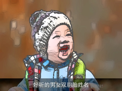 好听的男女双胞胎姓名