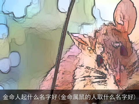 金命人起什么名字好(金命属鼠的人取什么名字好)