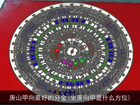庚山甲向最好的分金(坐庚向甲是什么方位)