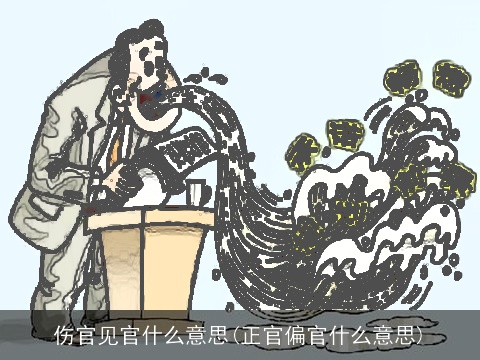 伤官见官什么意思(正官偏官什么意思)