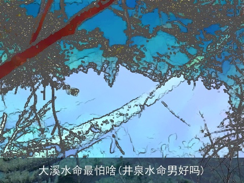 大溪水命最怕啥(井泉水命男好吗)