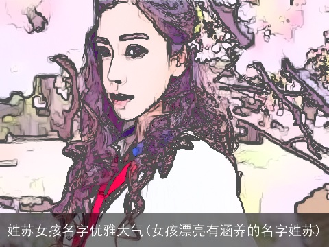 姓苏女孩名字优雅大气(女孩漂亮有涵养的名字姓苏)