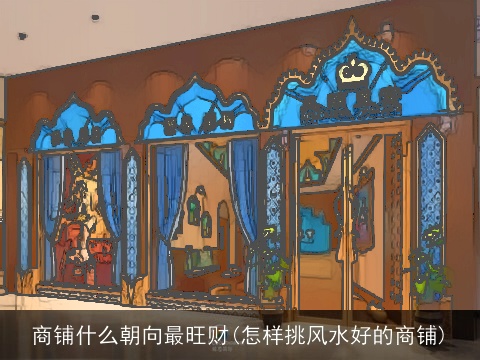 商铺什么朝向最旺财(怎样挑风水好的商铺)