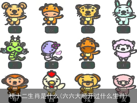 榜十二生肖是什么(六六大顺开过什么生肖)
