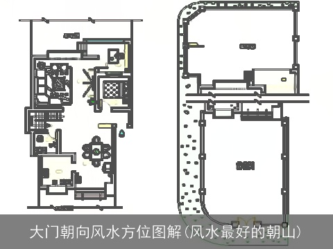 大门朝向风水方位图解(风水最好的朝山)