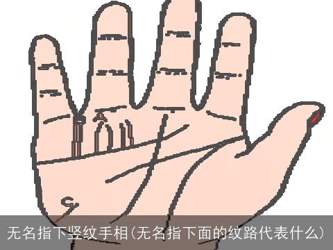 无名指下竖纹手相(无名指下面的纹路代表什么)
