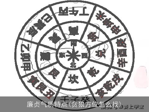 廉贞气质特点(贪狼方位怎么找)