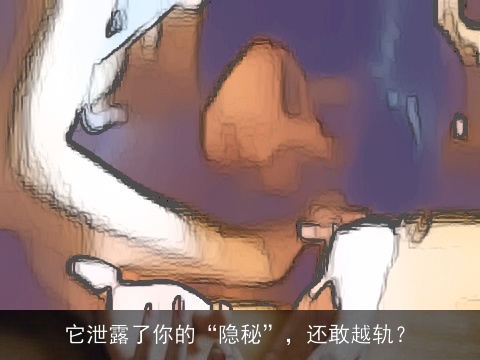它泄露了你的“隐秘”，还敢越轨？