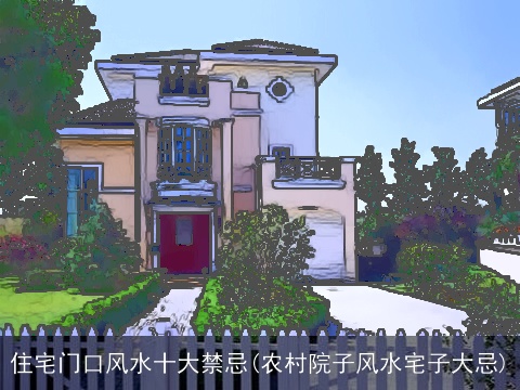 住宅门口风水十大禁忌(农村院子风水宅子大忌)
