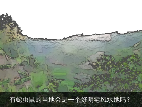 有蛇虫鼠的当地会是一个好阴宅风水地吗？