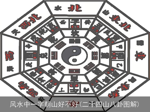 风水中一字朝山好不好(二十四山八卦图解)