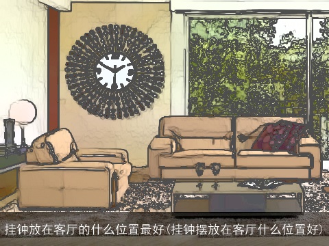 挂钟放在客厅的什么位置最好(挂钟摆放在客厅什么位置好)