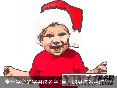 带米字旁的字男孩名字(带一的男孩名字洋气)