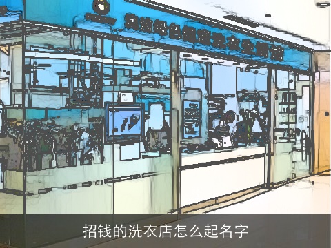 招钱的洗衣店怎么起名字