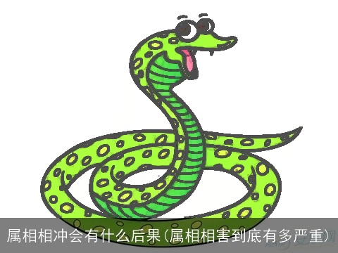 属相相冲会有什么后果(属相相害到底有多严重)