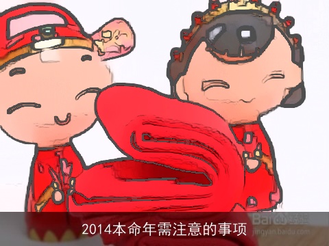 2014本命年需注意的事项