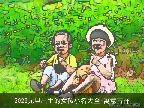 2023元旦出生的女孩小名大全 寓意吉祥