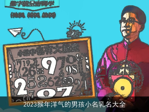 2023猴年洋气的男孩小名乳名大全