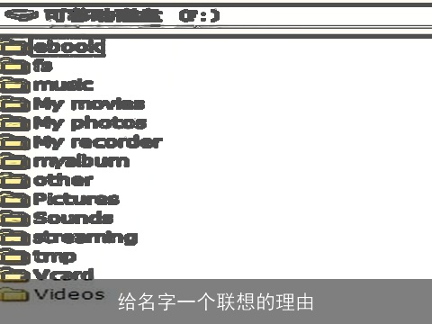 给名字一个联想的理由