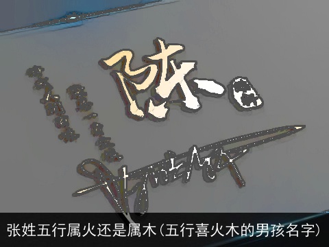 张姓五行属火还是属木(五行喜火木的男孩名字)
