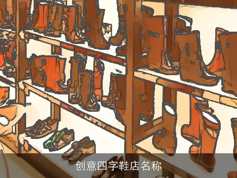 创意四字鞋店名称