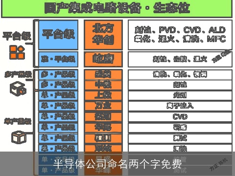 半导体公司命名两个字免费