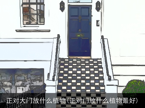 正对大门放什么植物(正对门放什么植物最好)