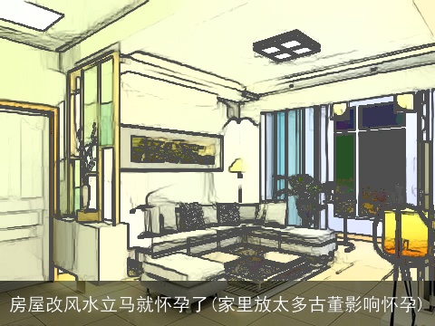 房屋改风水立马就怀孕了(家里放太多古董影响怀孕)